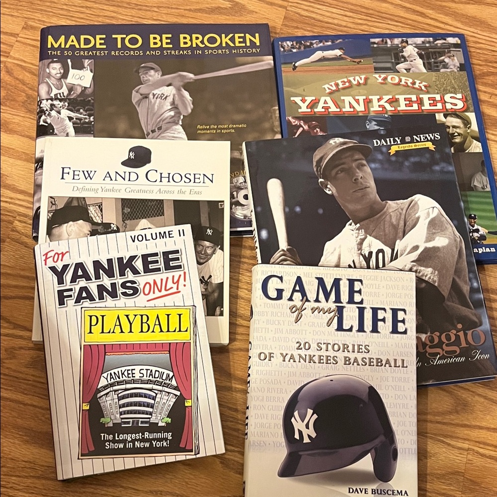 New York Yankees Baseball Book Collection